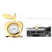24K Gold Plated Apple Shape Table Clock
